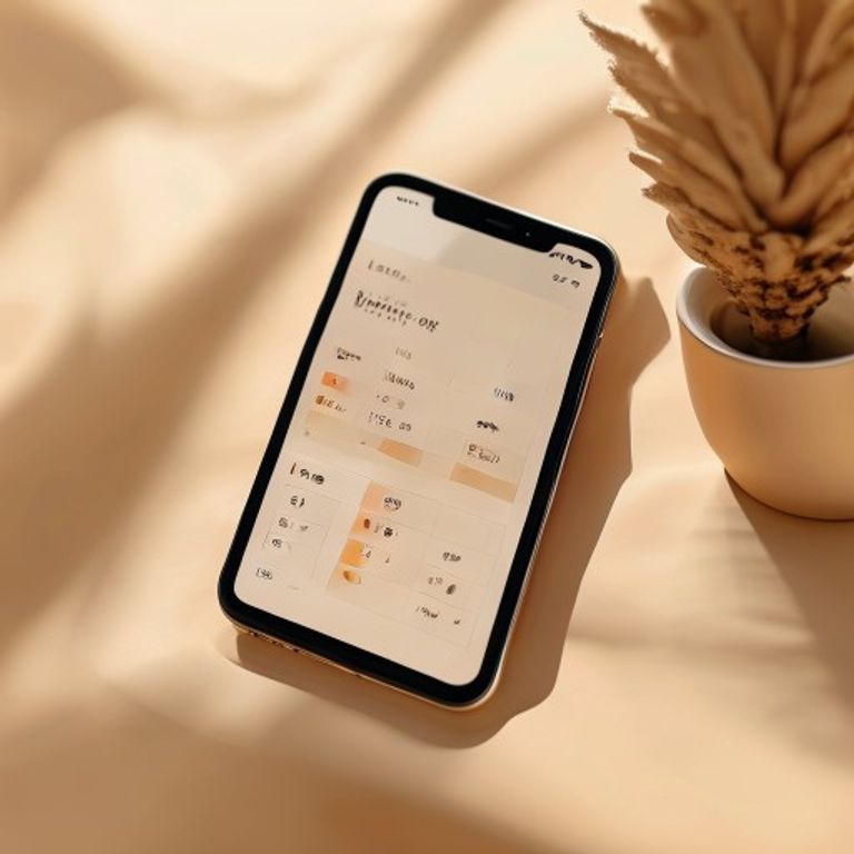 Smartphone-skärm med en vane-tracking-app